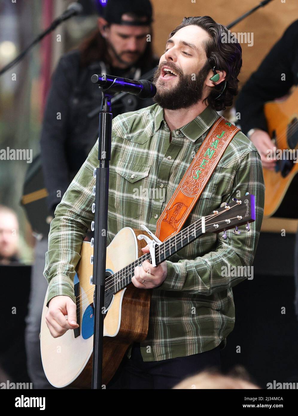 New York, NY, USA. 5th Apr, 2022. Thomas Rhett on stage for NBC Today ...