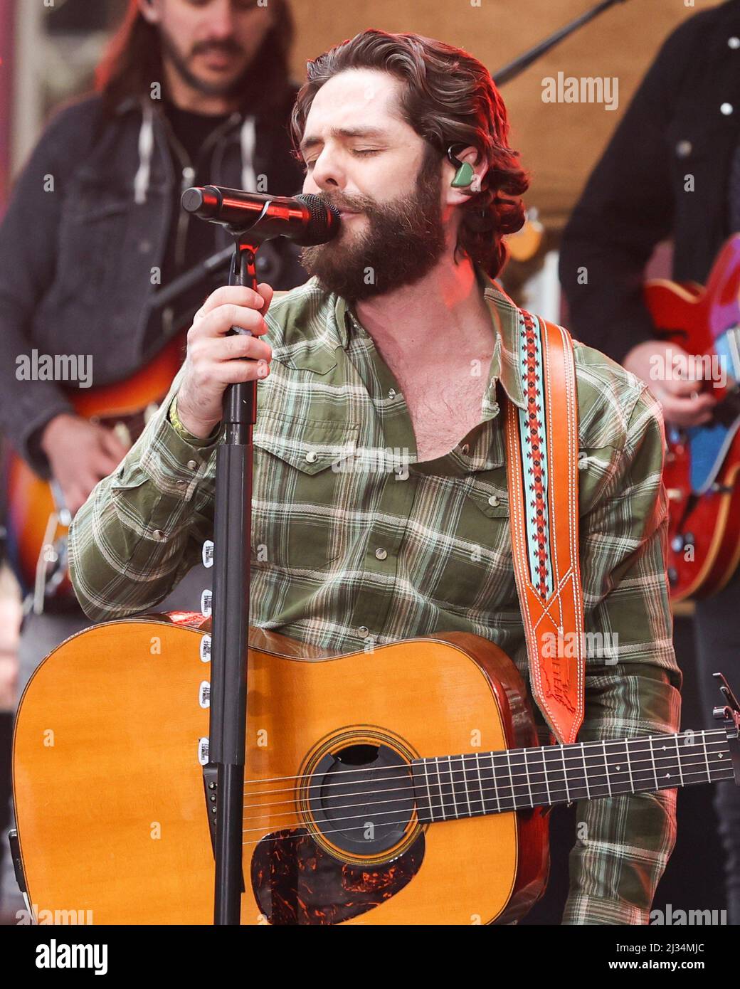 New York, NY, USA. 5th Apr, 2022. Thomas Rhett on stage for NBC Today ...