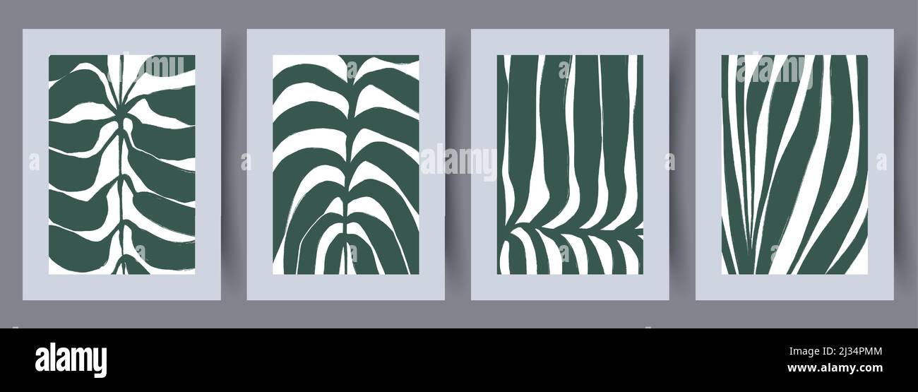 Printable wall art vector poster set vector Stock Vector Image & Art ...