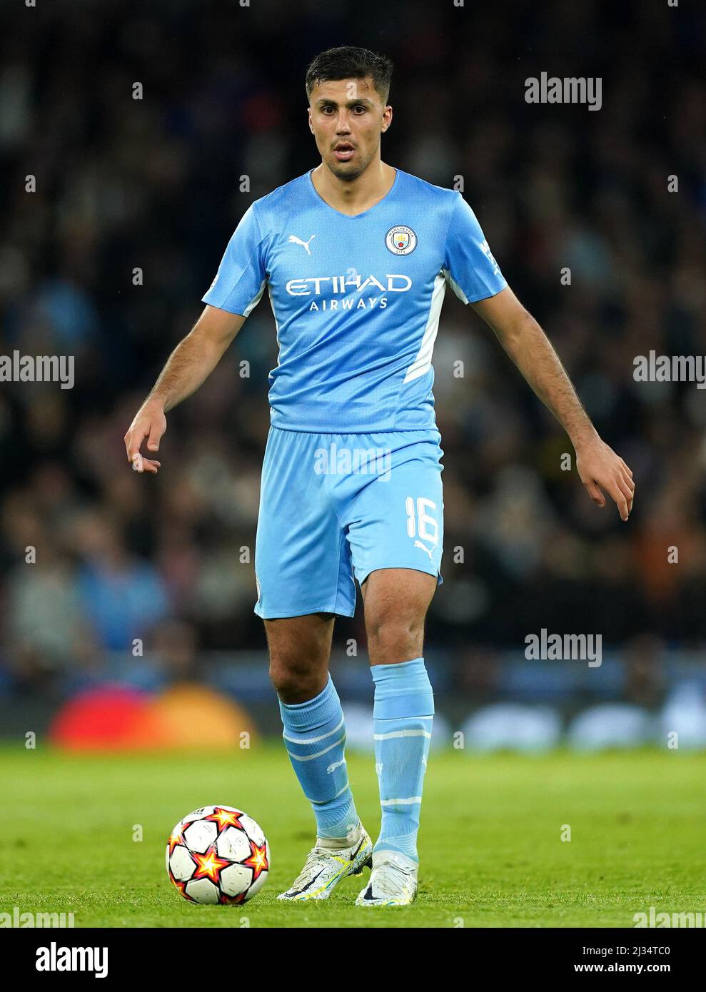 Manchester City's Rodri During The UEFA Champions League Quarter Final ...