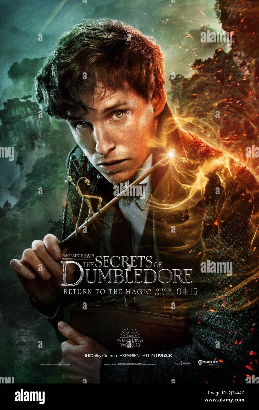 Poster, "Fantastic Beasts The Secrets of Dumbledore" (2022). Photo