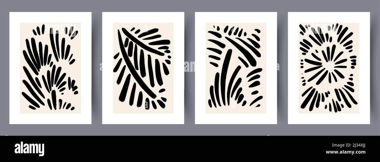 Abstract vector wall art background. Stock Vector