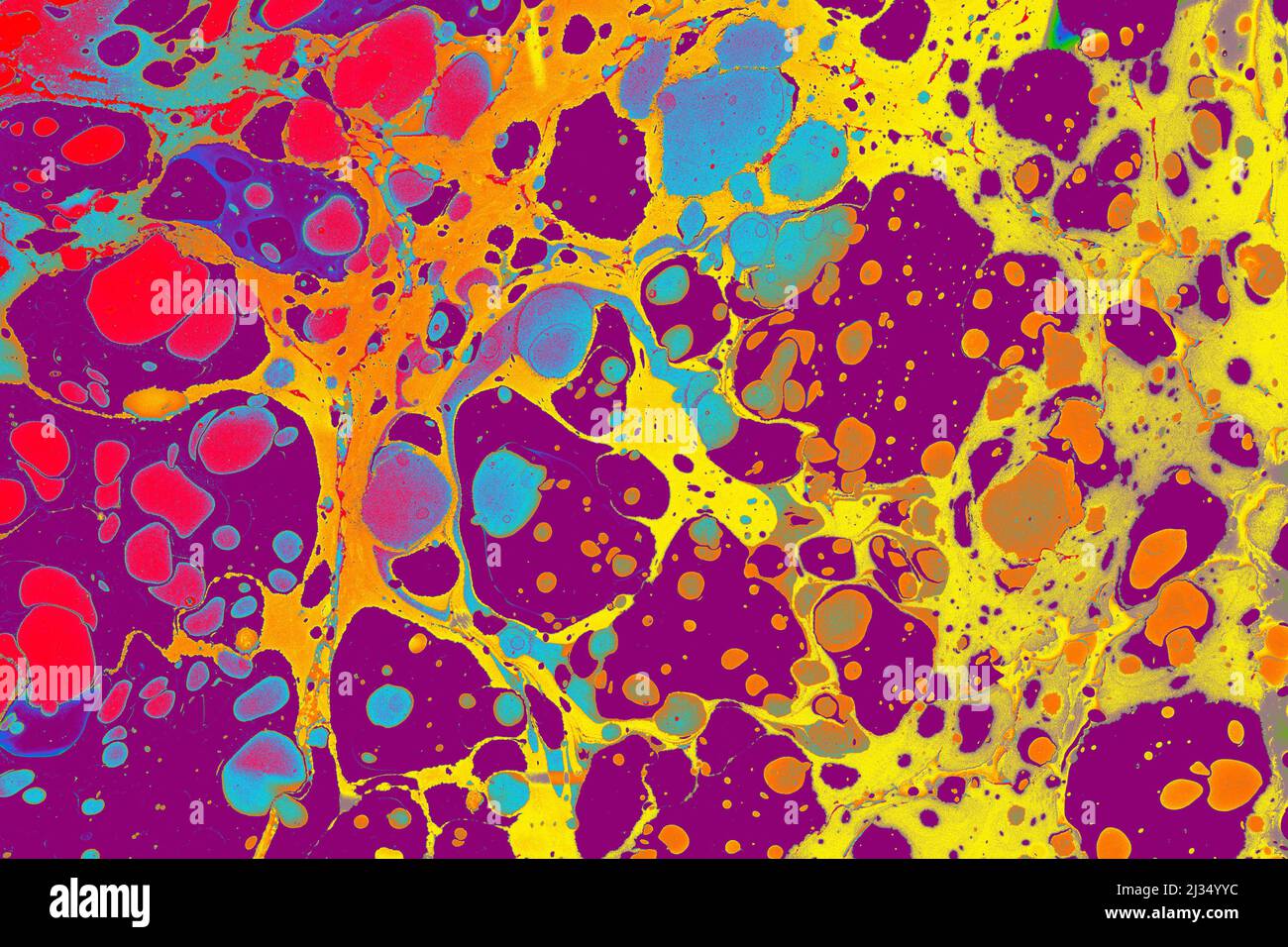 Ebru marble effect pattern design for print Stock Photo - Alamy