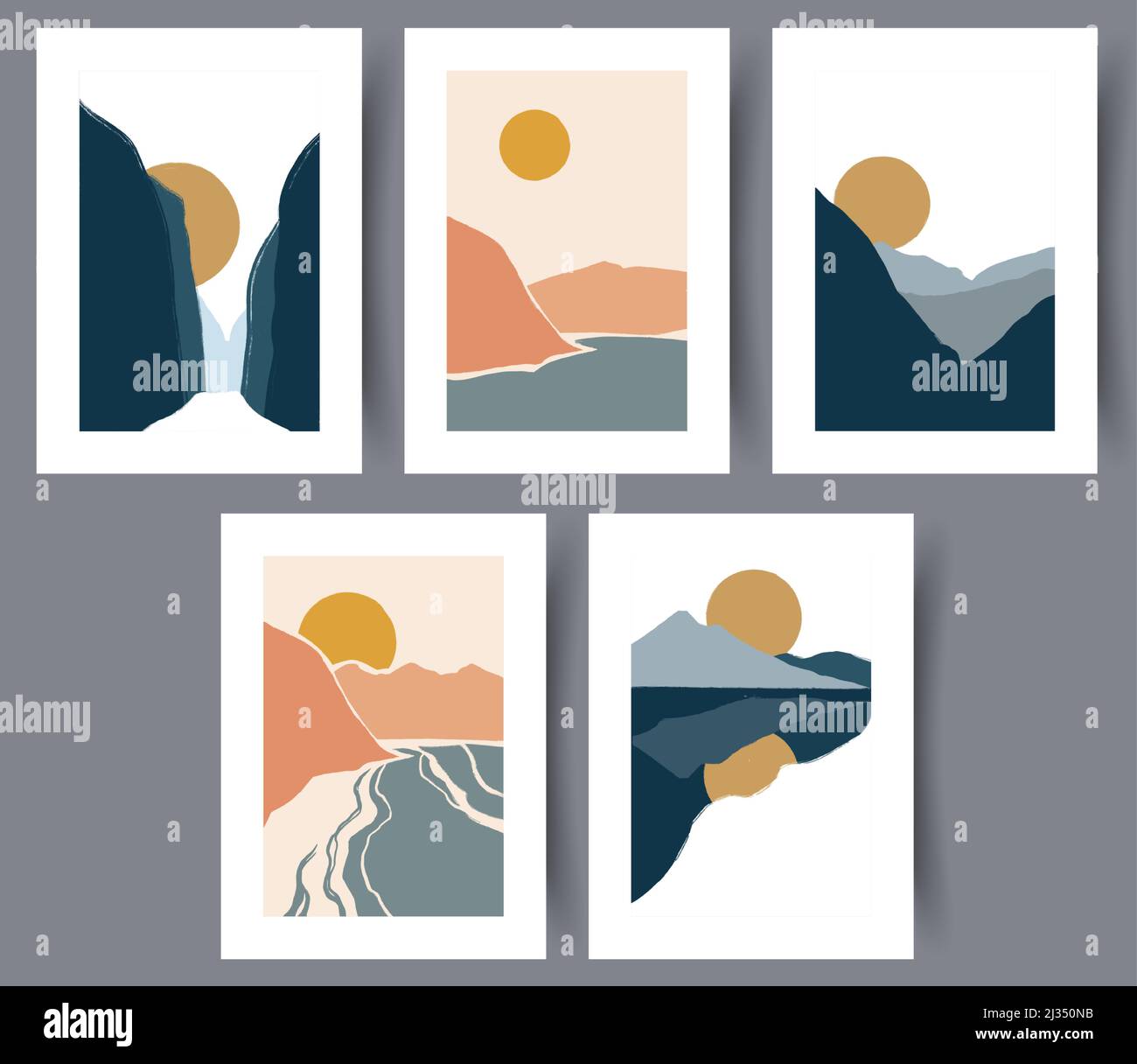 Printable wall art vector poster set Stock Vector Image & Art - Alamy