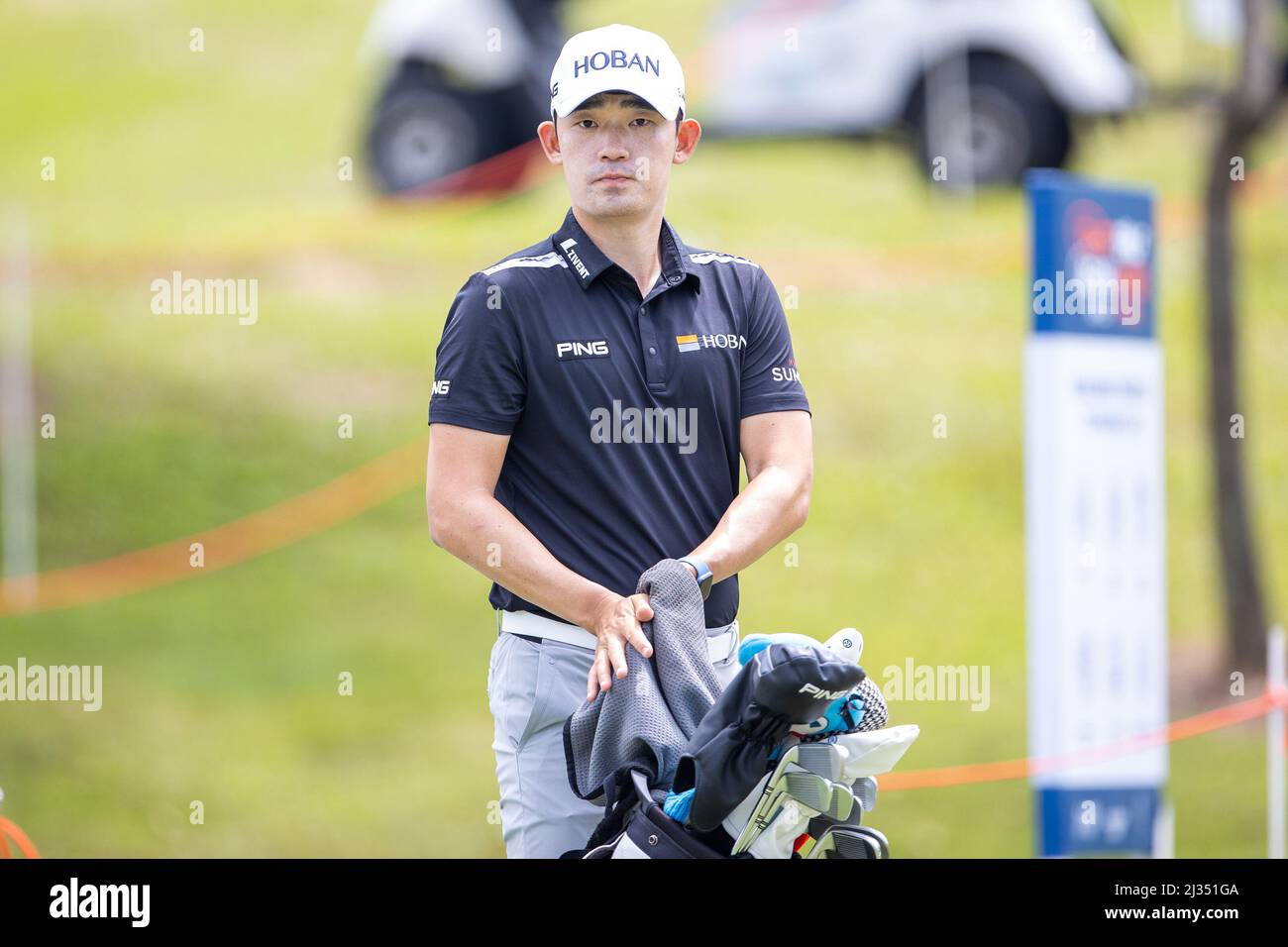 Pattaya Thailand April 5 Bio Kim from SouthKorea during practice