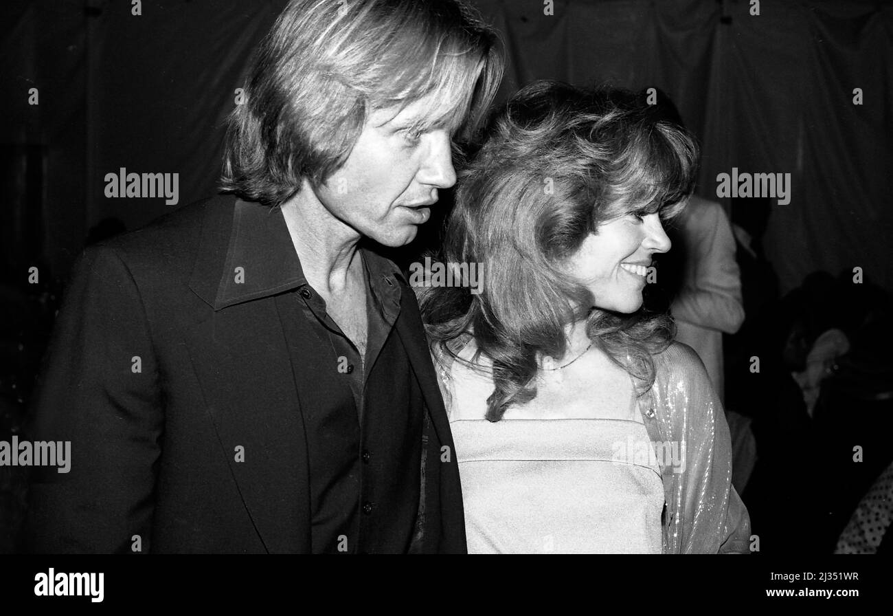 Jon Voight and Jane Fonda at the premiere of the movie The China Syndrome in Hollywood, March, 1979 Stock Photo