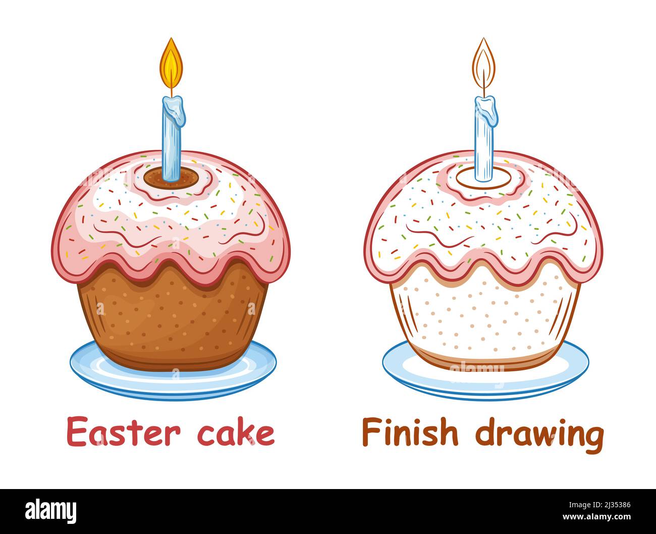 How to draw a Cake Step by Step – For Kids & Beginners-saigonsouth.com.vn