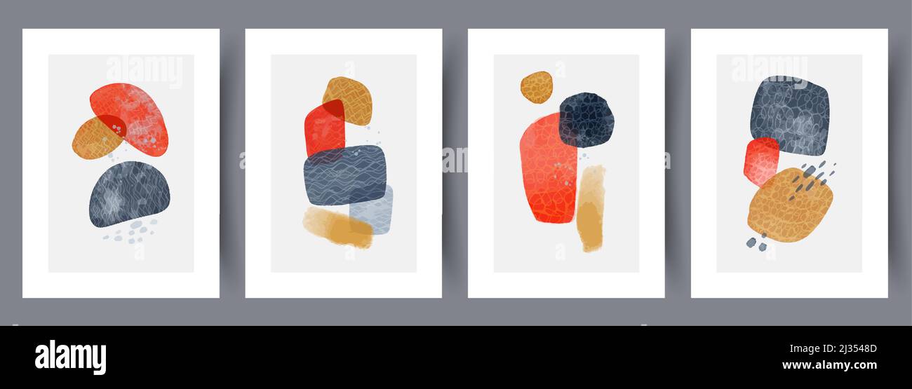 Printable wall art vector poster set vector Stock Vector Image & Art ...