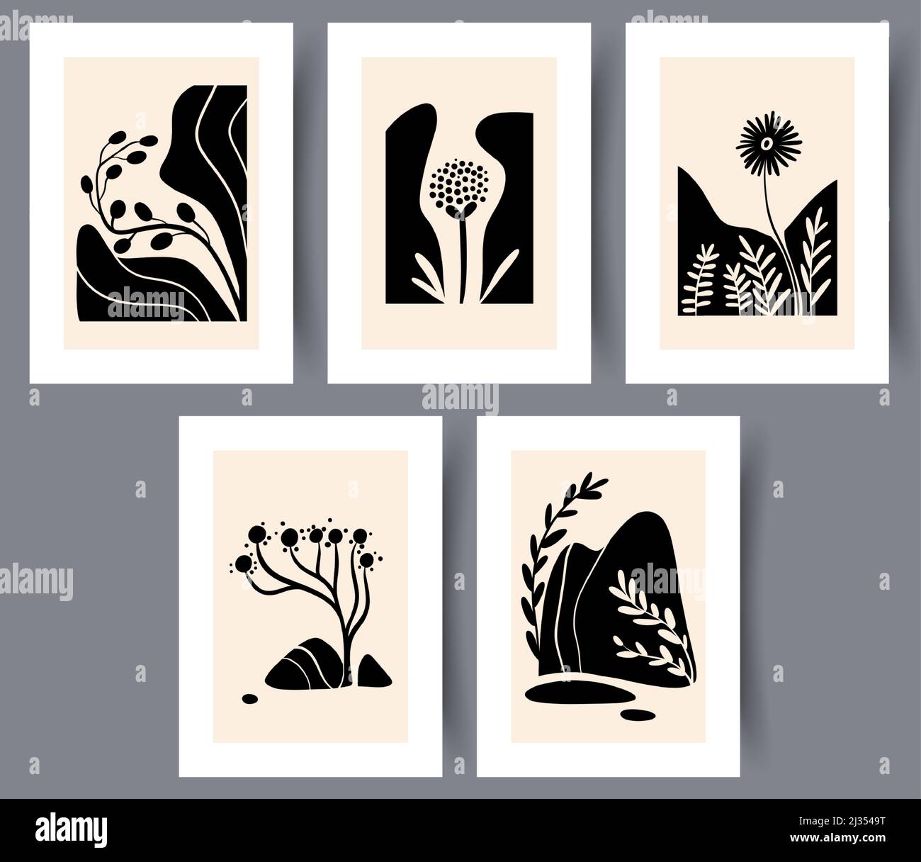 Printable wall art vector poster set Stock Vector Image & Art - Alamy