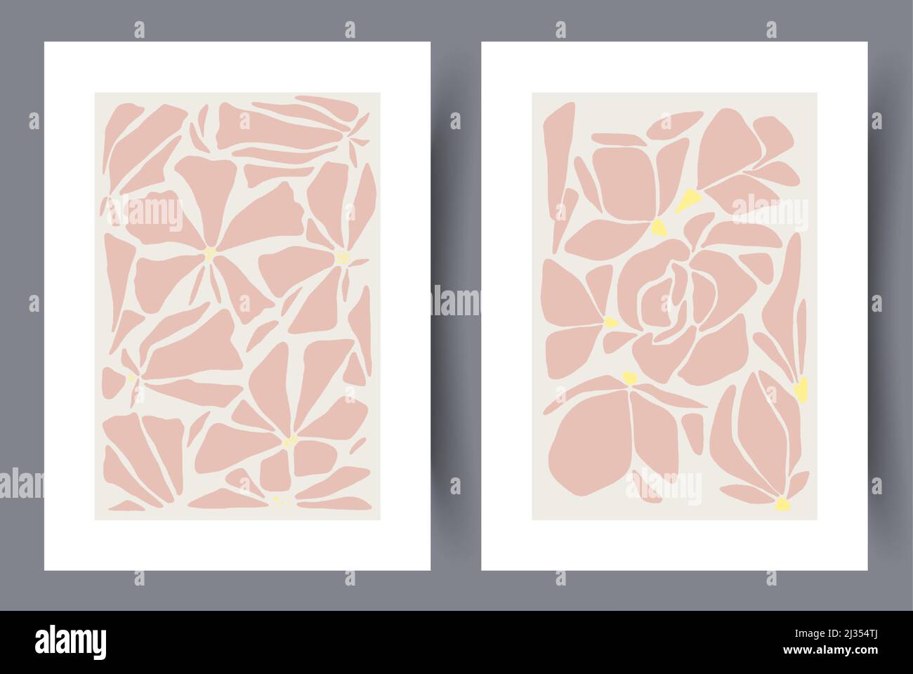 Printable wall art vector poster set vector Stock Vector Image & Art ...