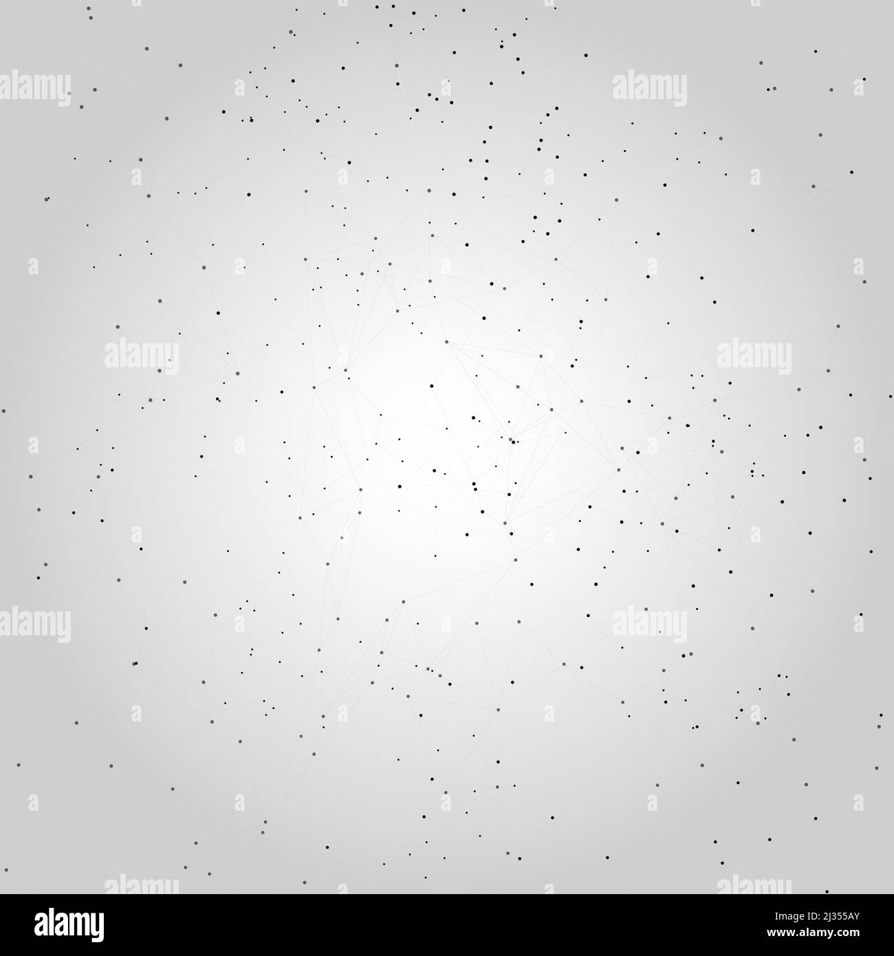 Science abstract network with connections dots and lines Stock Vector