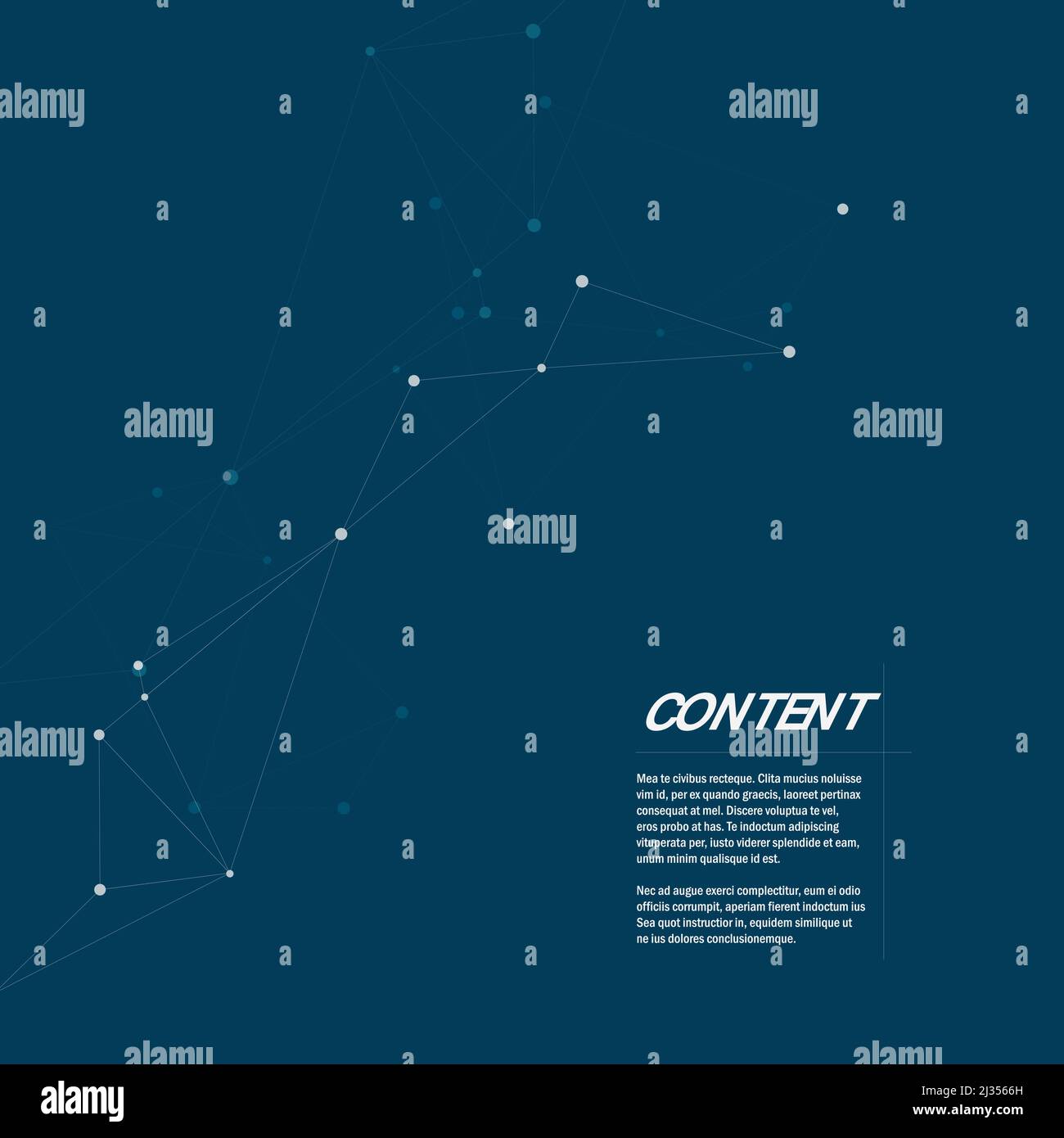 Abstract technology connections on blue background Stock Vector Image ...