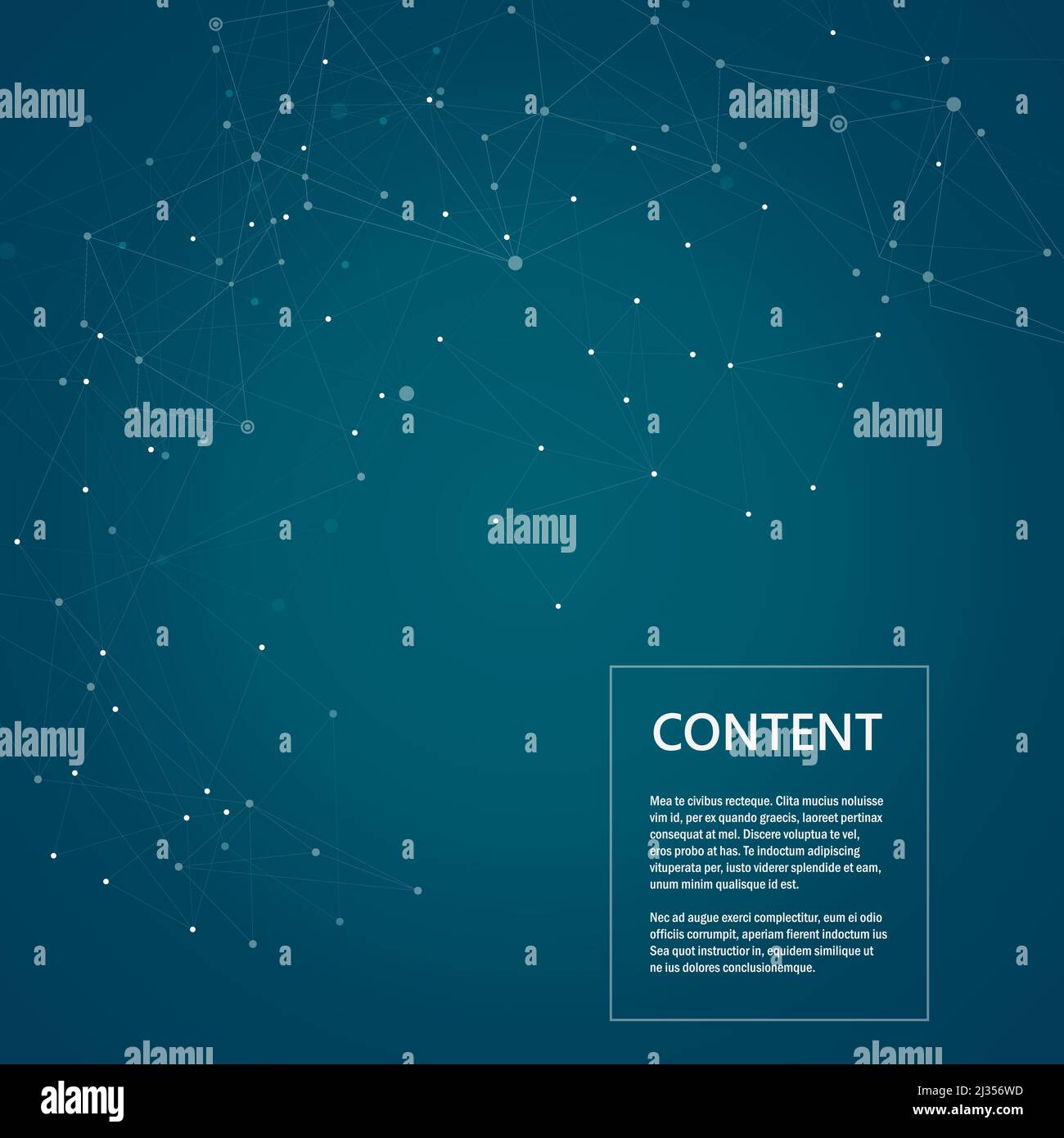 Molecules with connected dots and lines Stock Vector