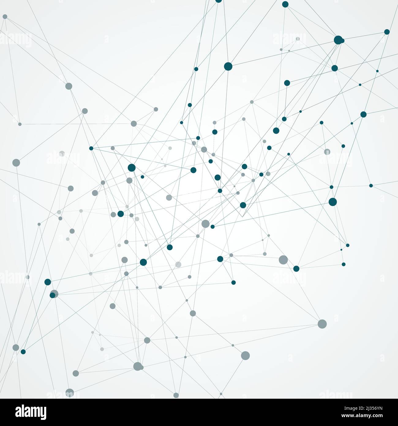 Abstract polygonal with connecting dots and lines Stock Vector