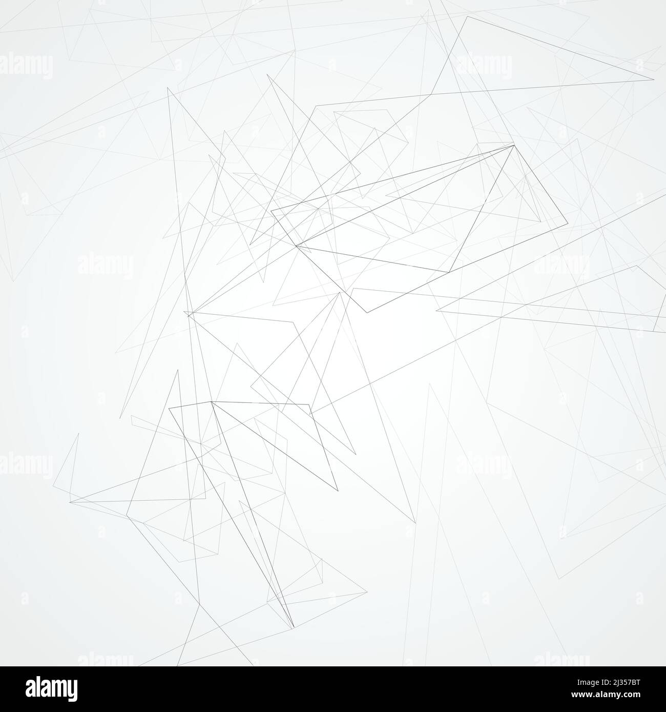 Vector abstract geometric background and techno style triangle pattern Stock Vector