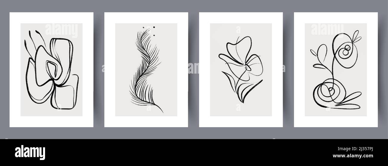 Printable wall art vector poster set Stock Vector Image & Art - Alamy