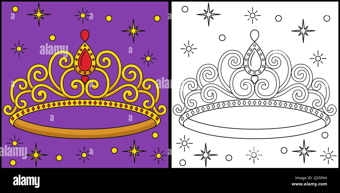 102  Coloring Pages Princess Crown  HD