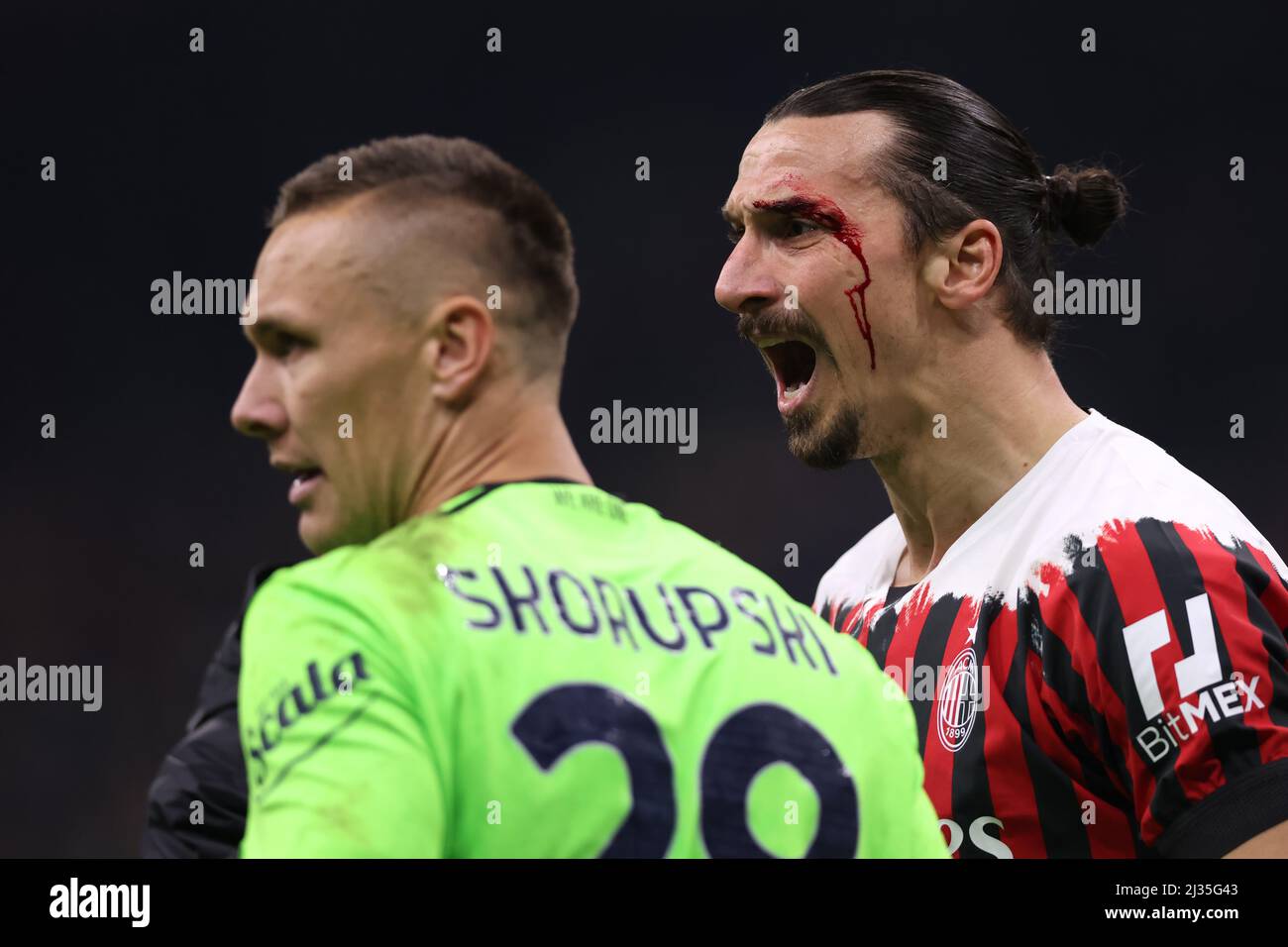 Ac milan v bologna hi-res stock photography and images - Alamy