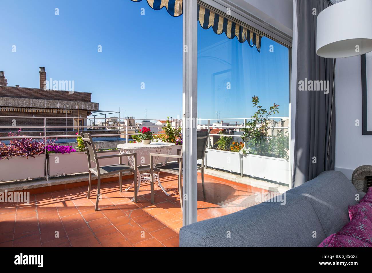 A closer look at Penthouse Apartment View With Dining Furniture