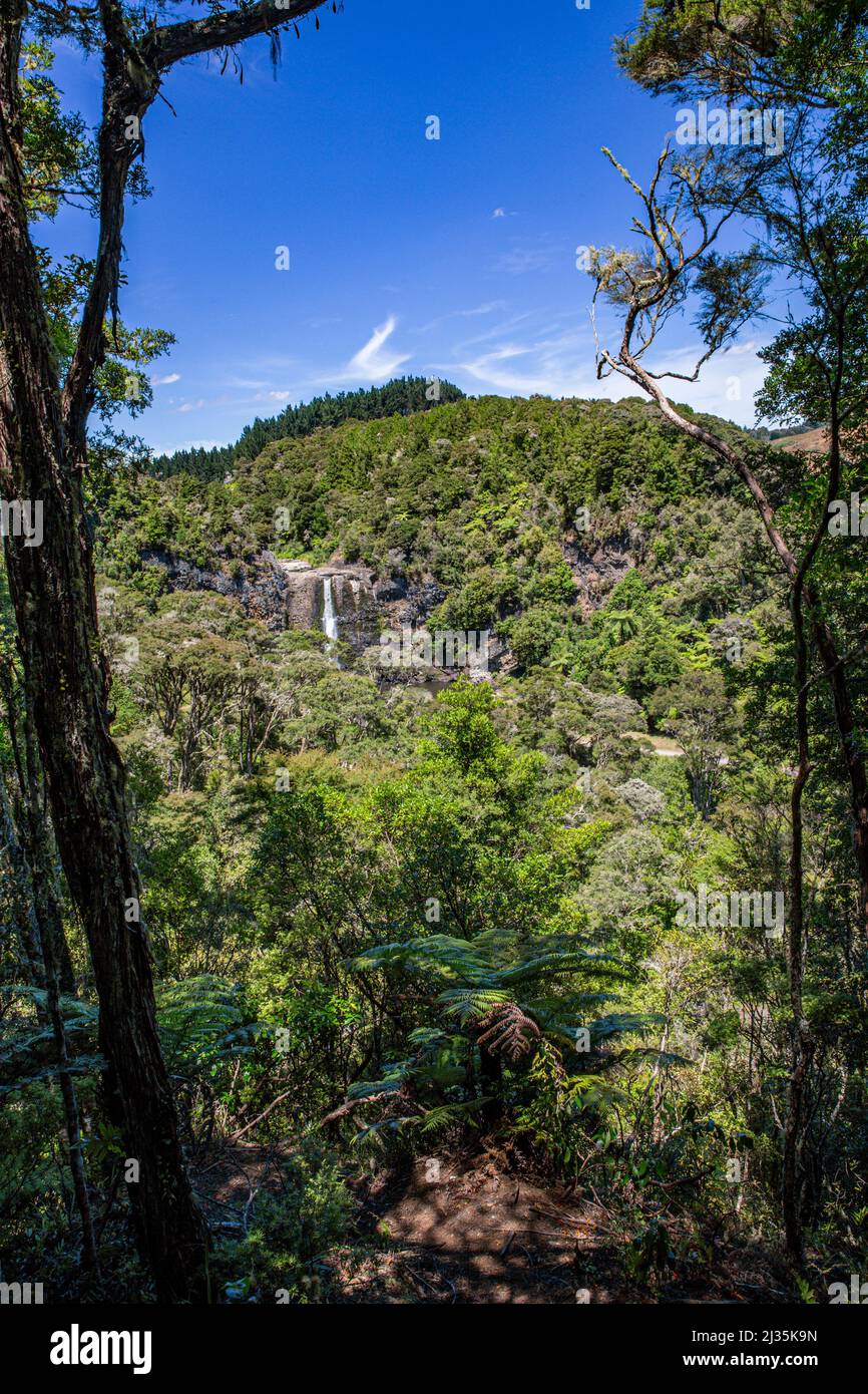 The Hunua Falls Are On The Wairoa River In The Auckland Region Of New 