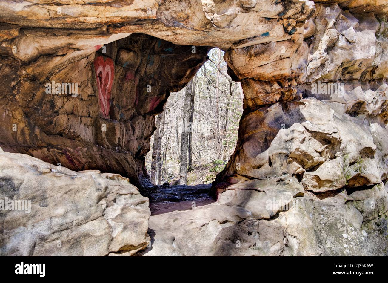 Boulders at Moss Rock Preserve in Hoover, Alabama, USA Stock Photo Alamy