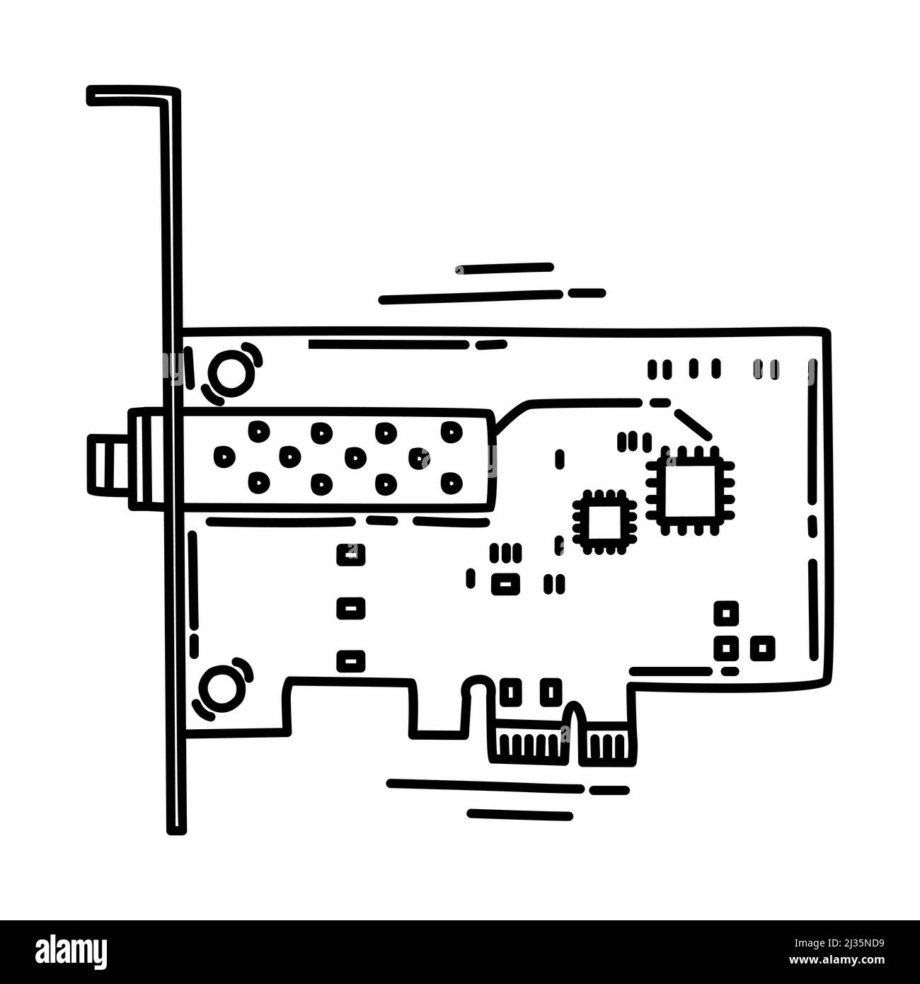 Network Interface Cards Part of Computer Accessories and Hardware Hand
