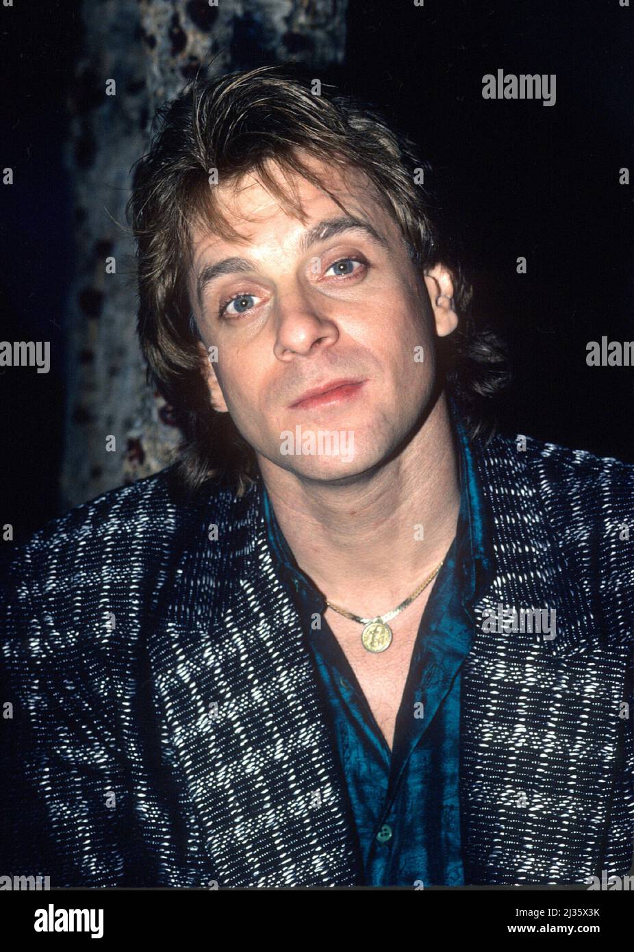 Eddie Money photographed for TV Show on location at various areas in