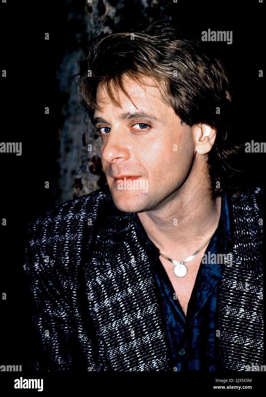Eddie Money photographed for TV Show on location at various areas in