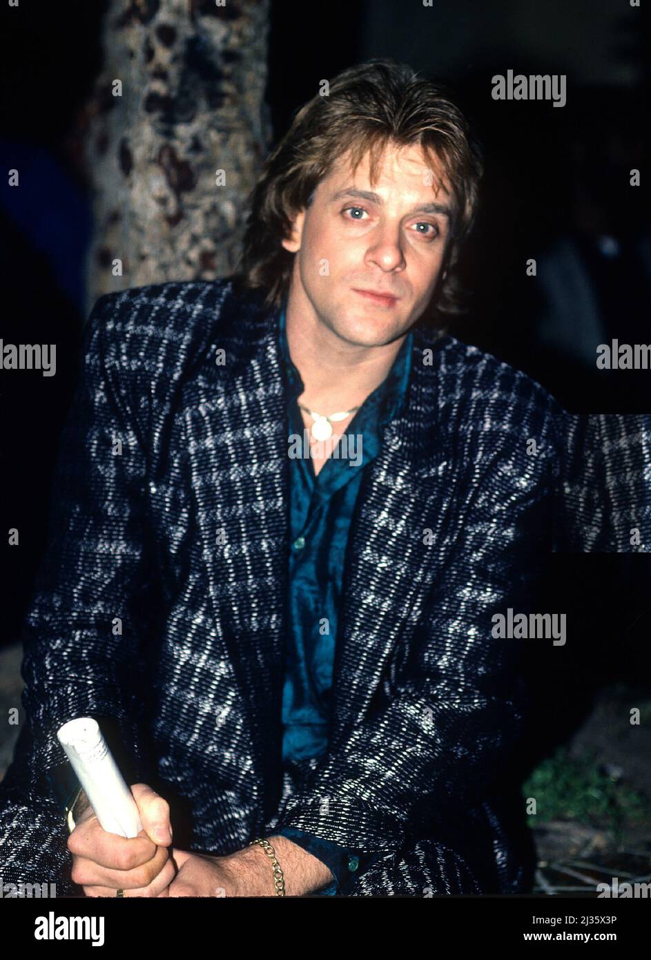 Eddie Money photographed for TV Show on location at various areas in
