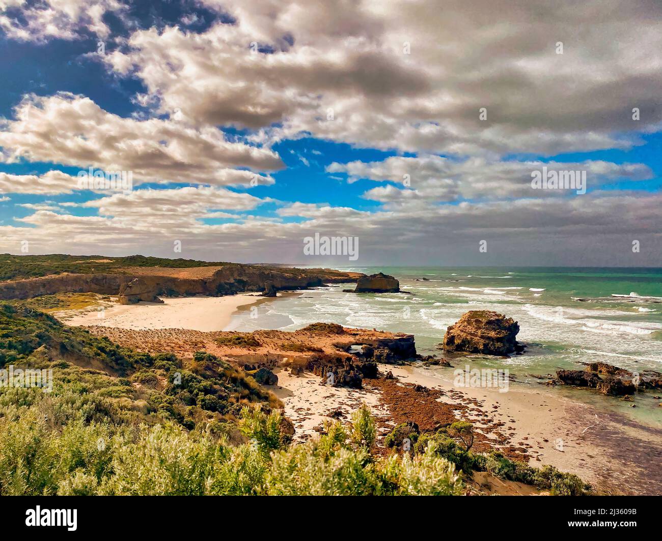 Scenic rocky coastline along hi-res stock photography and images - Alamy