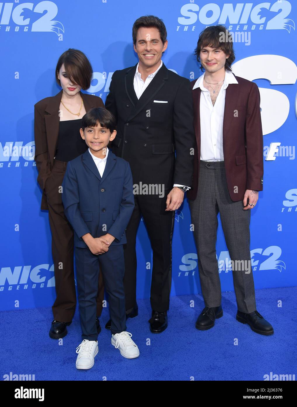 Los Angeles, US, April 05, 2022, James Marsden, Jack Marsden, Mary