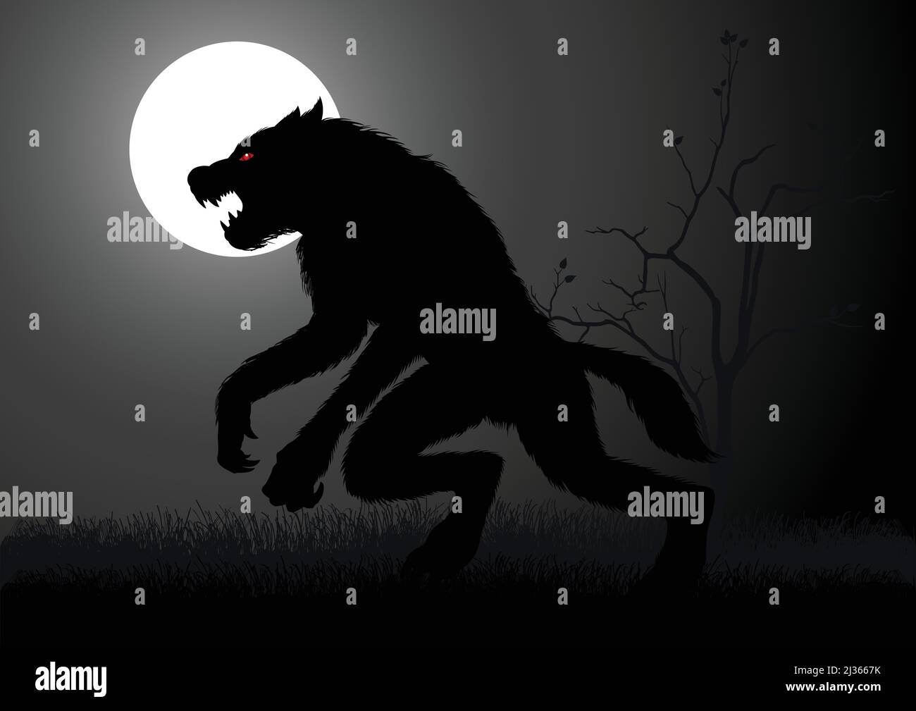 Werewolf by night hi-res stock photography and images - Alamy