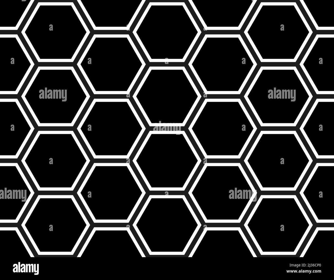 Seamless pattern. Vector background hexagonal grid Stock