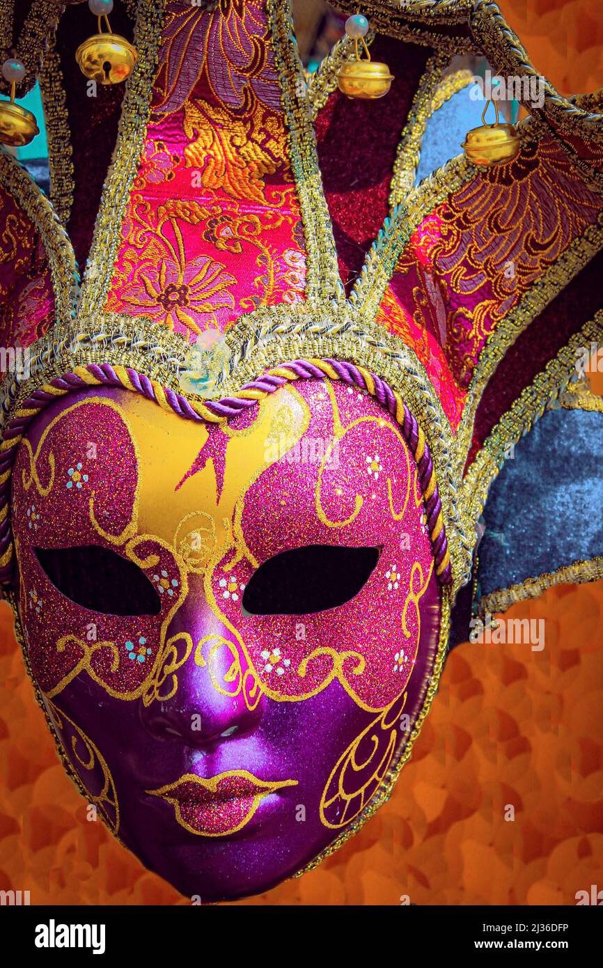 Bright carnival masks, italy, masquerade in venice Stock Photo Alamy