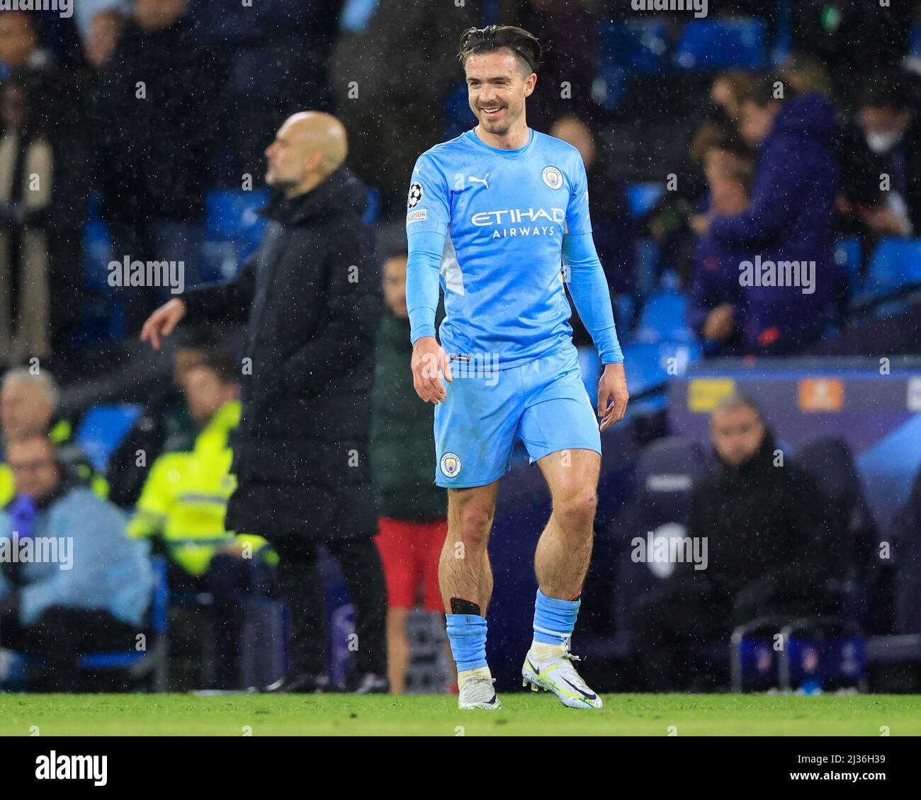 Jack Grealish #10 of Manchester City Stock Photo