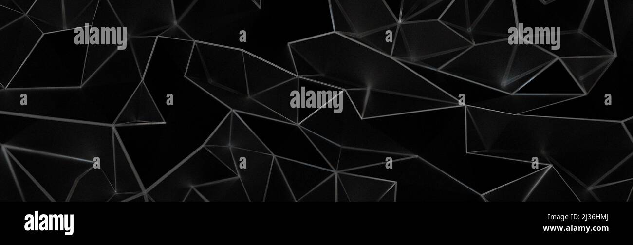 3d abstract plexus black white hi-res stock photography and images - Alamy