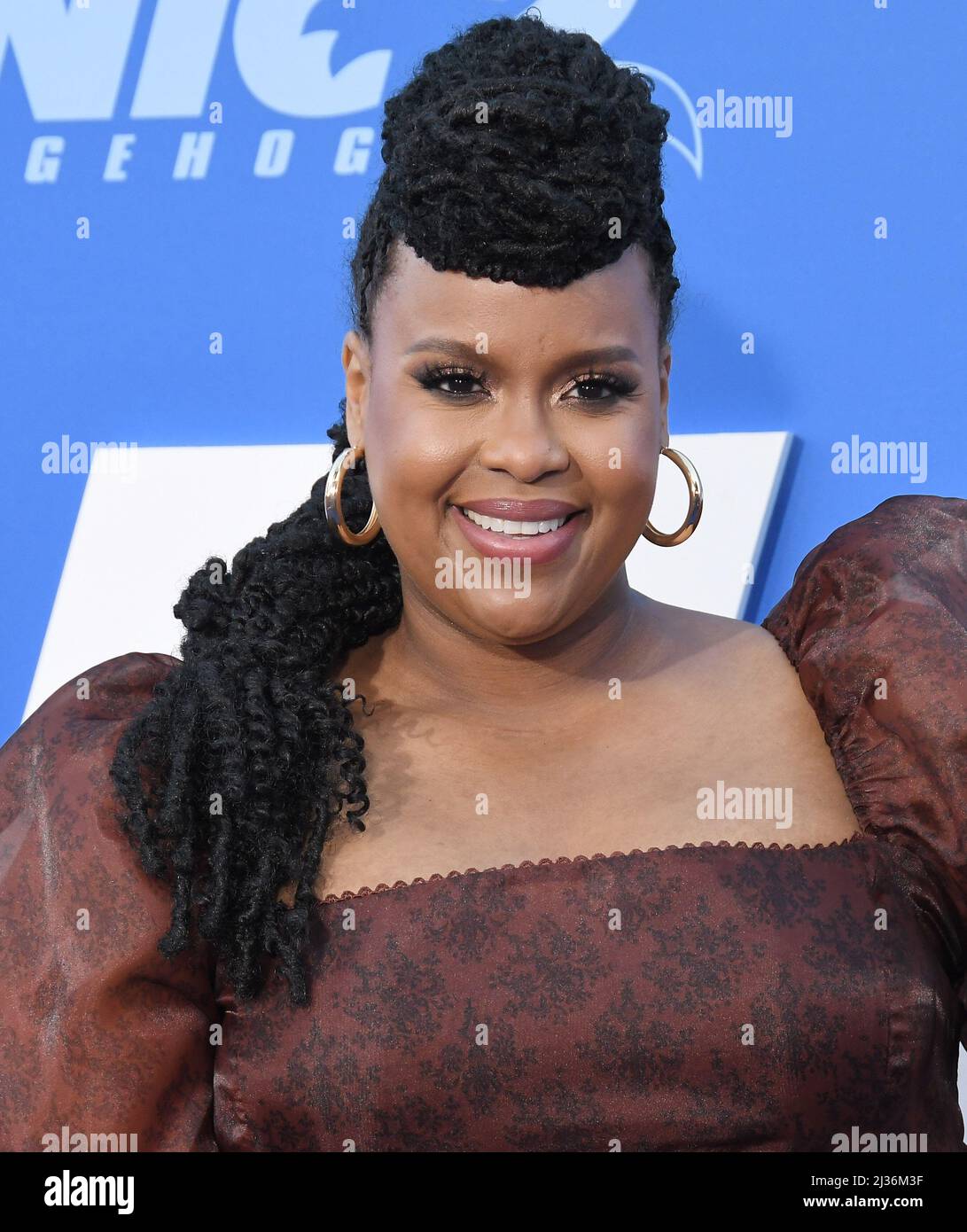 Natasha Rothwell arrives at the SONIC THE HEDGEHOG 2 Los Angeles