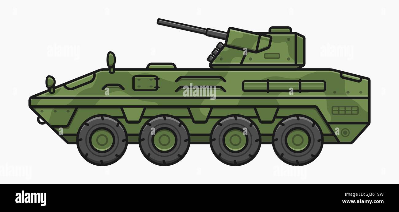 Armoured vehicle armoured engineer vehicle Stock Vector Images - Alamy