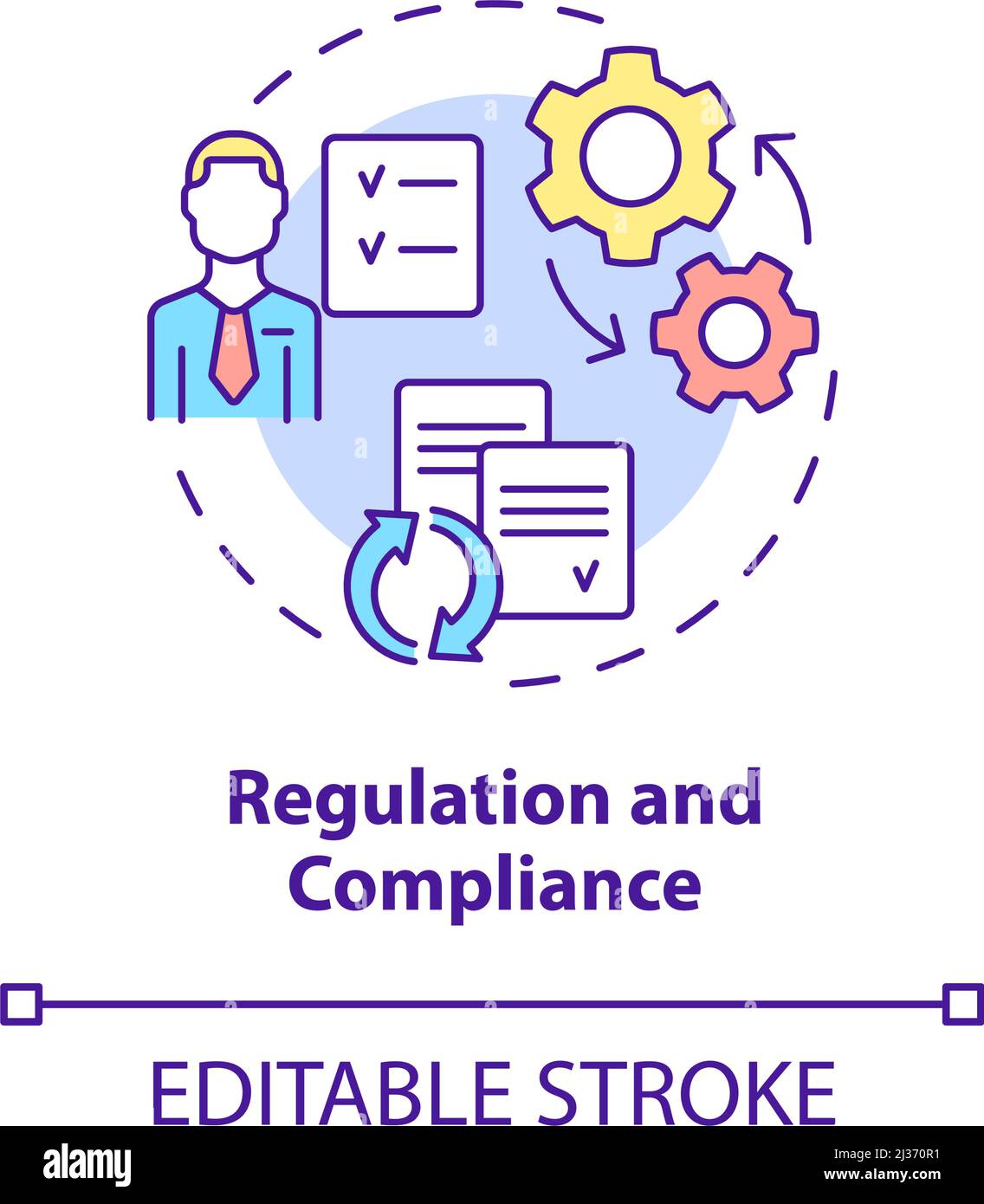 Regulation and compliance concept icon Stock Vector Image & Art - Alamy