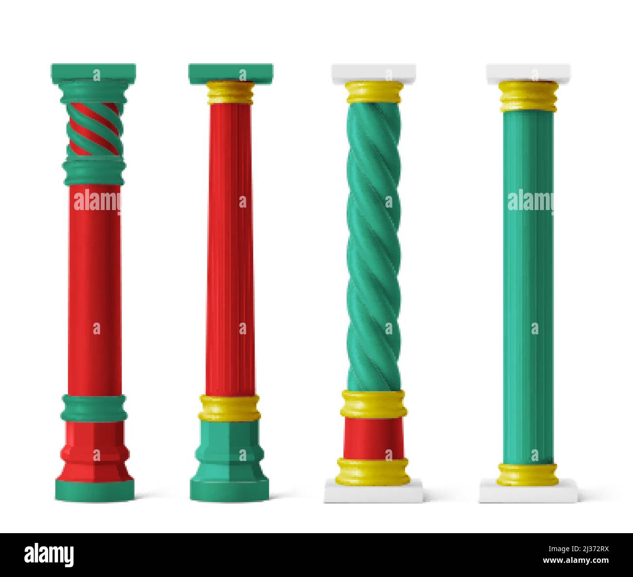 Twisted columns column Stock Vector Images Alamy