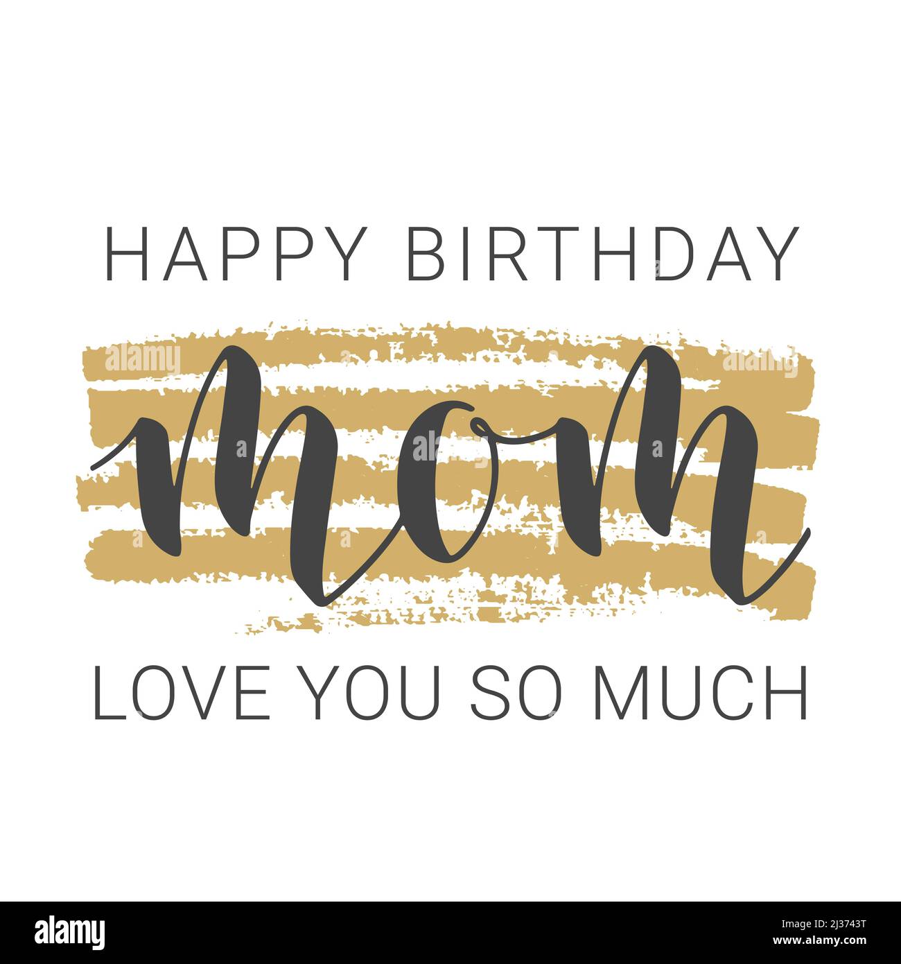 Mom birthday Stock Vector Images - Alamy