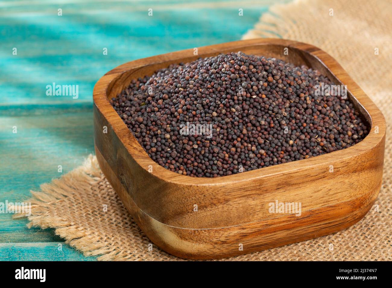 Brassica Nigra Black Mustard Seeds Or Ajenabe Stock Photo Alamy