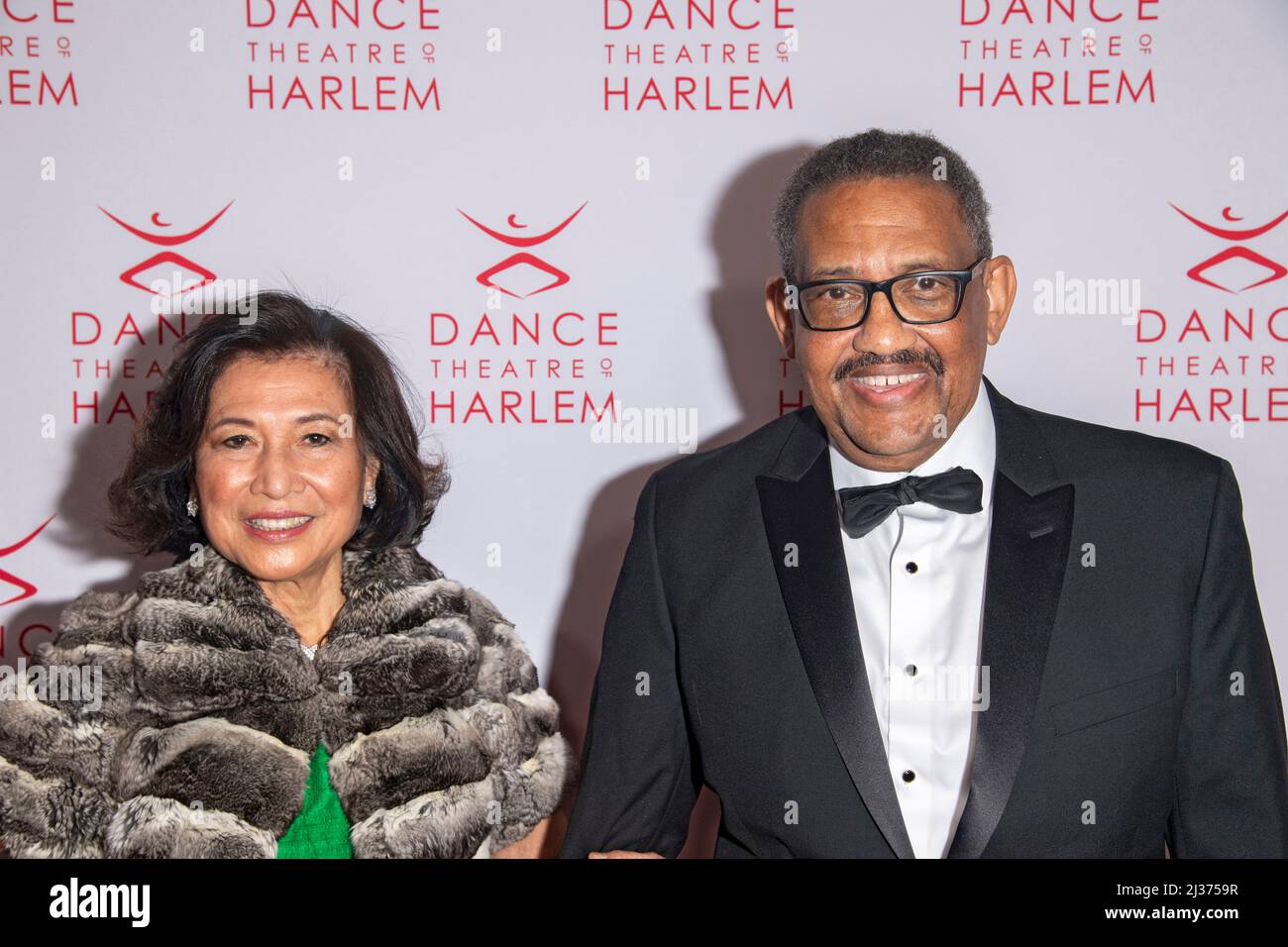 Loida Nicolas Lewis (L) attends the Dance Theater of Harlem Annual