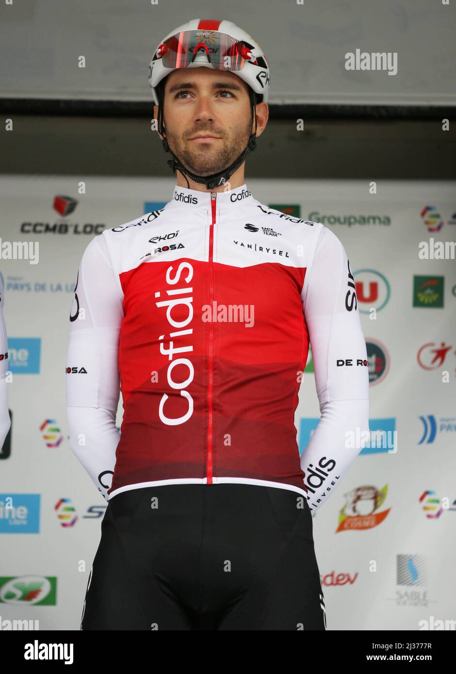 Benjamin Thomas of Cofidis during the Circuit cycliste Sarthe – Pays de la  Loire 2022, Stage 2,