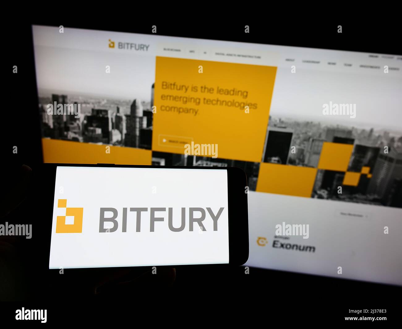 Bitfury holding hi-res stock photography and images - Alamy