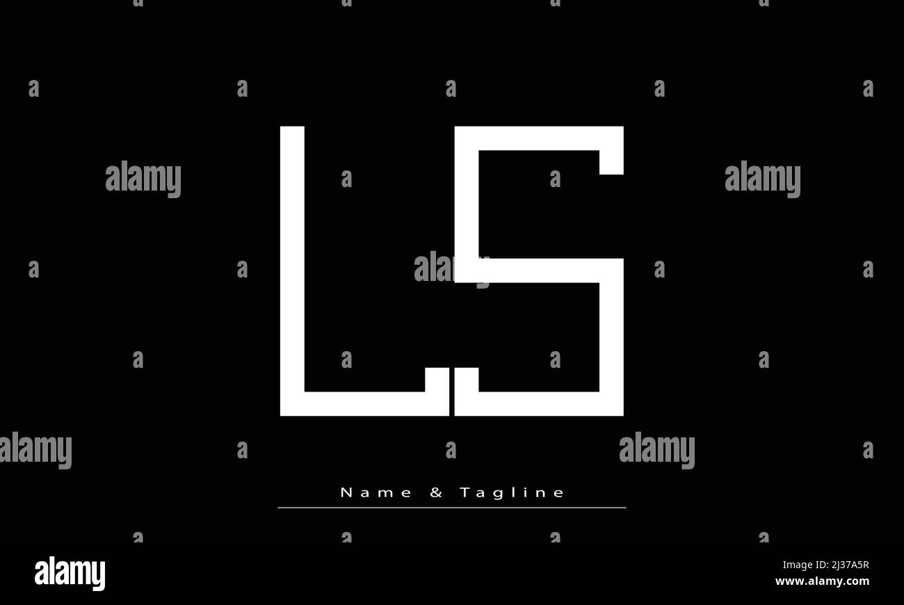 Alphabet letters Initials Monogram logo LS , SL Stock Vector Image ...