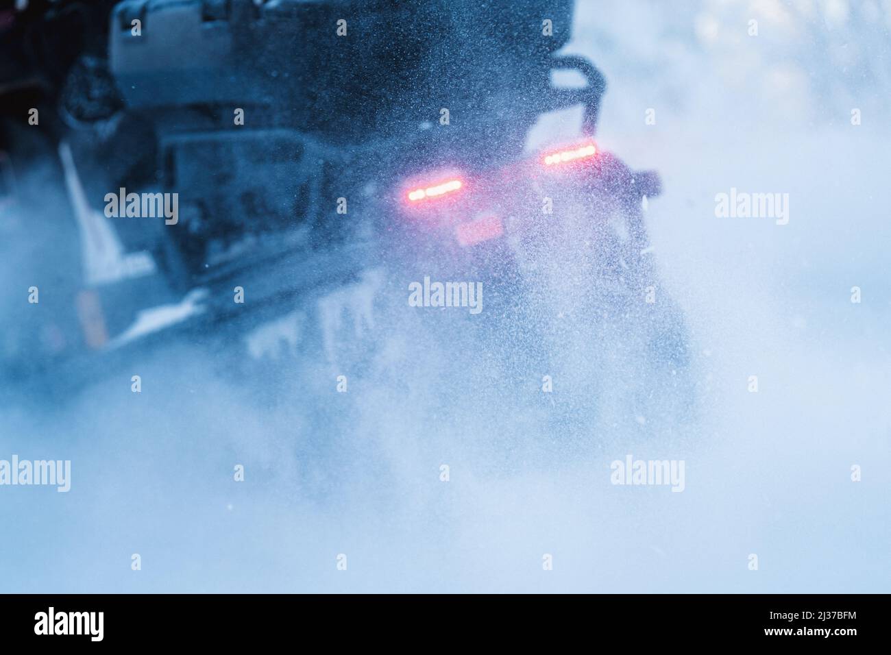 Snow Fast Moving Snow racing finland hi-res stock photography and images - Alamy