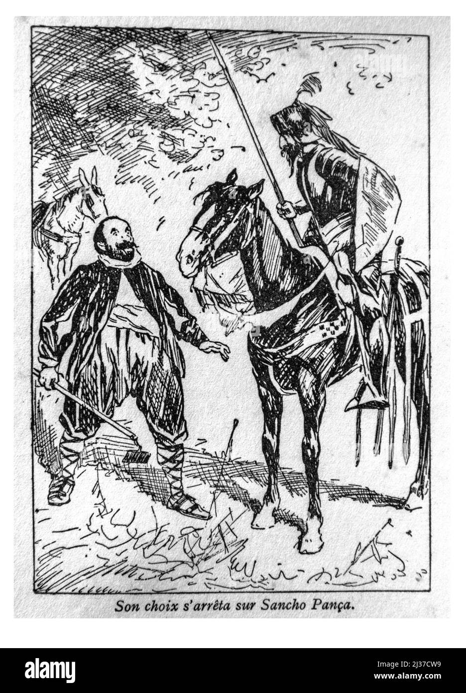 '''''Don Quijotte''- Nelson Â·editeurs, (Paris-Lonfres -Edimbourg-Toronto, 1937). - Stock Photo