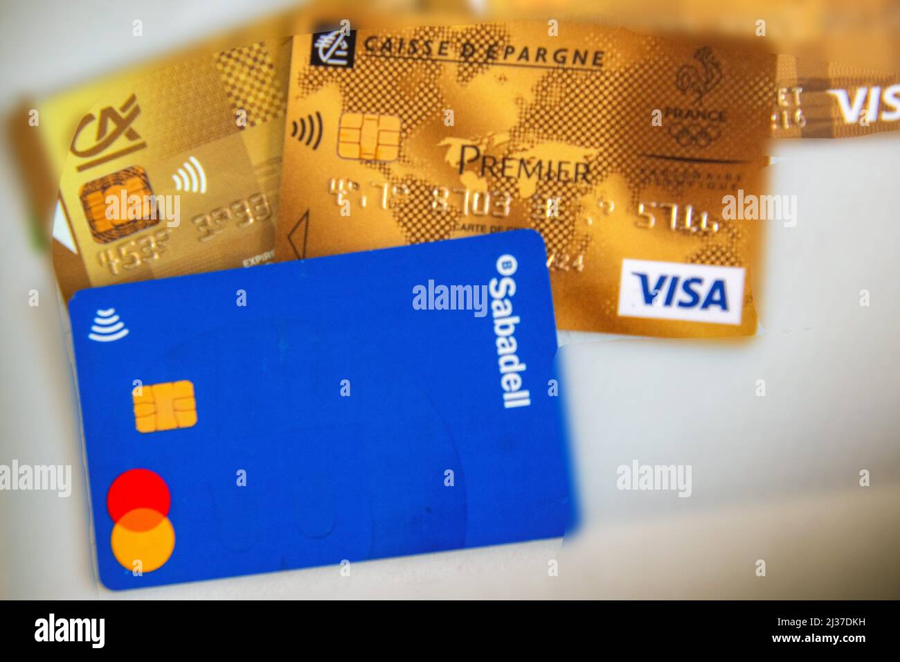 credit cards,.. Stock Photo