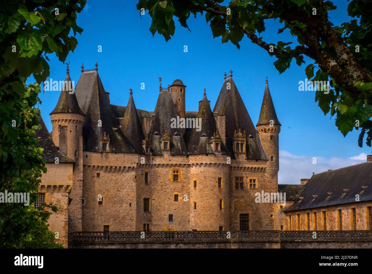 France-Nouvelle Aquitaine-Dordogne- ''Chateau de Jumilhac le Grand'' (XII-XVIIc) at Jumhilac. Stock Photo
